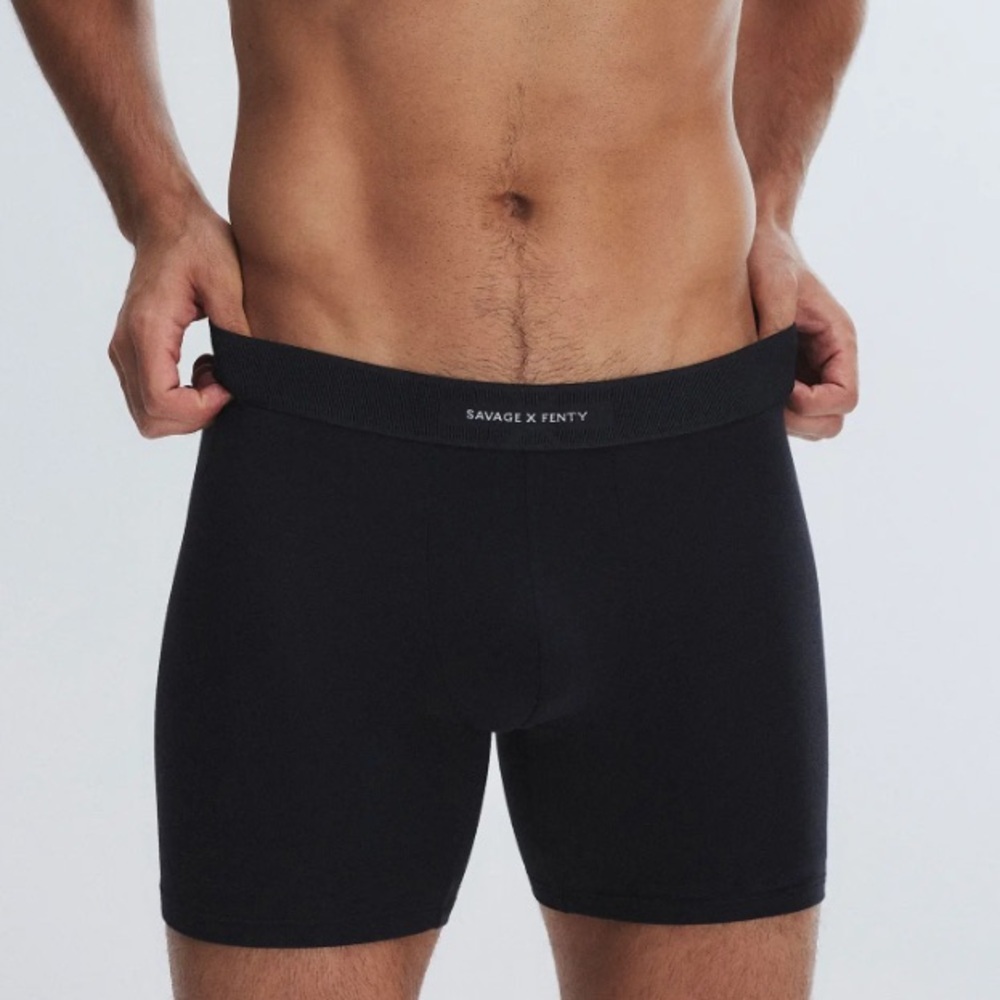 NWT Savage X Fenty Boxer Briefs Black Caviar R37
